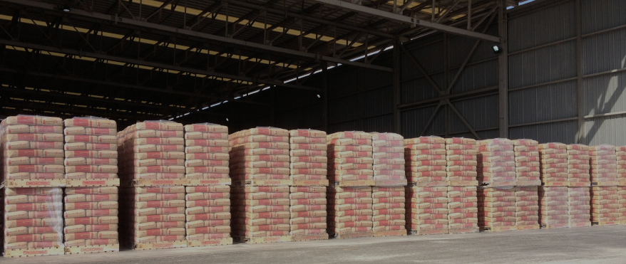 Pallets Loaded with Cement